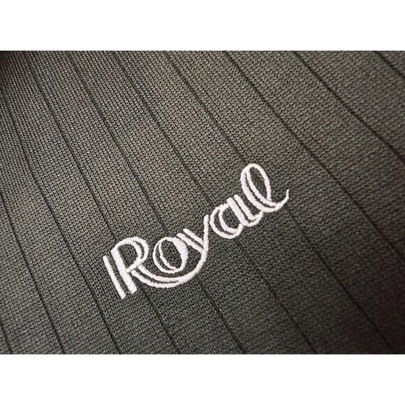 FootJoy Sweater Mens Large Black Drop Needle Performance Ribbed 1/4 Zip Pullover - Picture 9 of 11